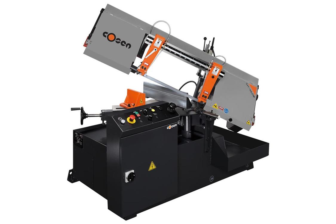 Cosen SH-460M Semi-Automatic Swivel Head Mitering Horizontal Band Saw