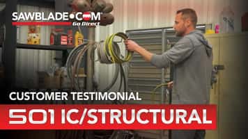 Todd Dawson of Berger Iron Works Talks Q501 – The Go-To Structural Steel Cutting Band Saw Blade
