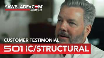 Customer Testimonial: Real-World Results with the Qsaw 501 M42 Structural Cutting Band Saw Blade