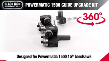 Powermatic 1500 – 360 Video Demo for this Powermatic 1500 Wood Guide Upgrade Kit for your band saw