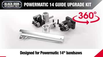 Powermatic 14CS – 360 Video Demo for this Powermatic 14CS Wood Guide Upgrade Kit for your band saw