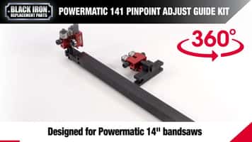Powermatic 141 Pro – 360 Video Demo for this Powermatic 141 Pro Wood Guide Upgrade Kit for your band saw