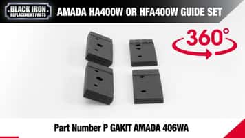 Amada 406WA Carbide Guide Set — 360° video overview