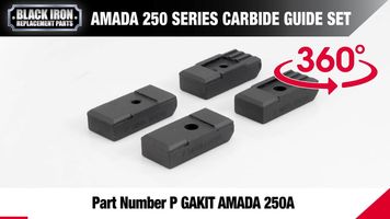 Amada 250A Carbide Guide Set — 360° video overview