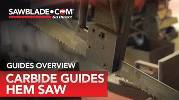 Slider, HEM Saw H130-A, Carbide Guide Set