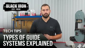 Black Iron Bandsaw Guide Systems Explained – Precision Carbide Insert Sawguides