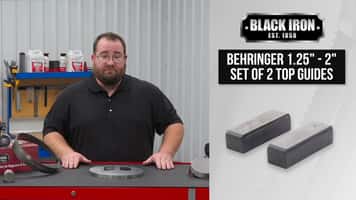 Behringer BU 101826213210 Carbide Backup Guides Product Overview