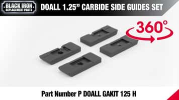 P Doall Gakit 125 H Side Carbide Guides 360° Video Overview