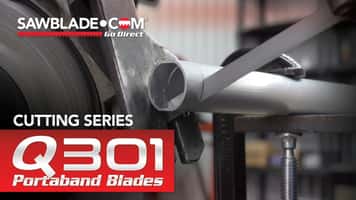 QSAW 301 Portaband Blade: Clean, Fast Cuts on Rebar, Tubing, and Steel