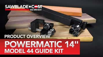 Powermatic 14" Model 44 Guide Kit – Black Iron Guide Kit Upgrade for Precision Cutting